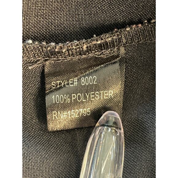 Tact Squad 8002 Men's Polyester Long Sleeved uniform shirt Black XL 17-17.5 - Picture 4 of 12